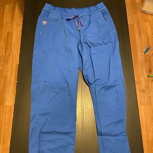 Med Couture EZ flex blue scrub pants